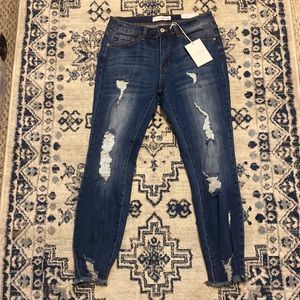 KANCAN Distressed Mid Rise Jeans